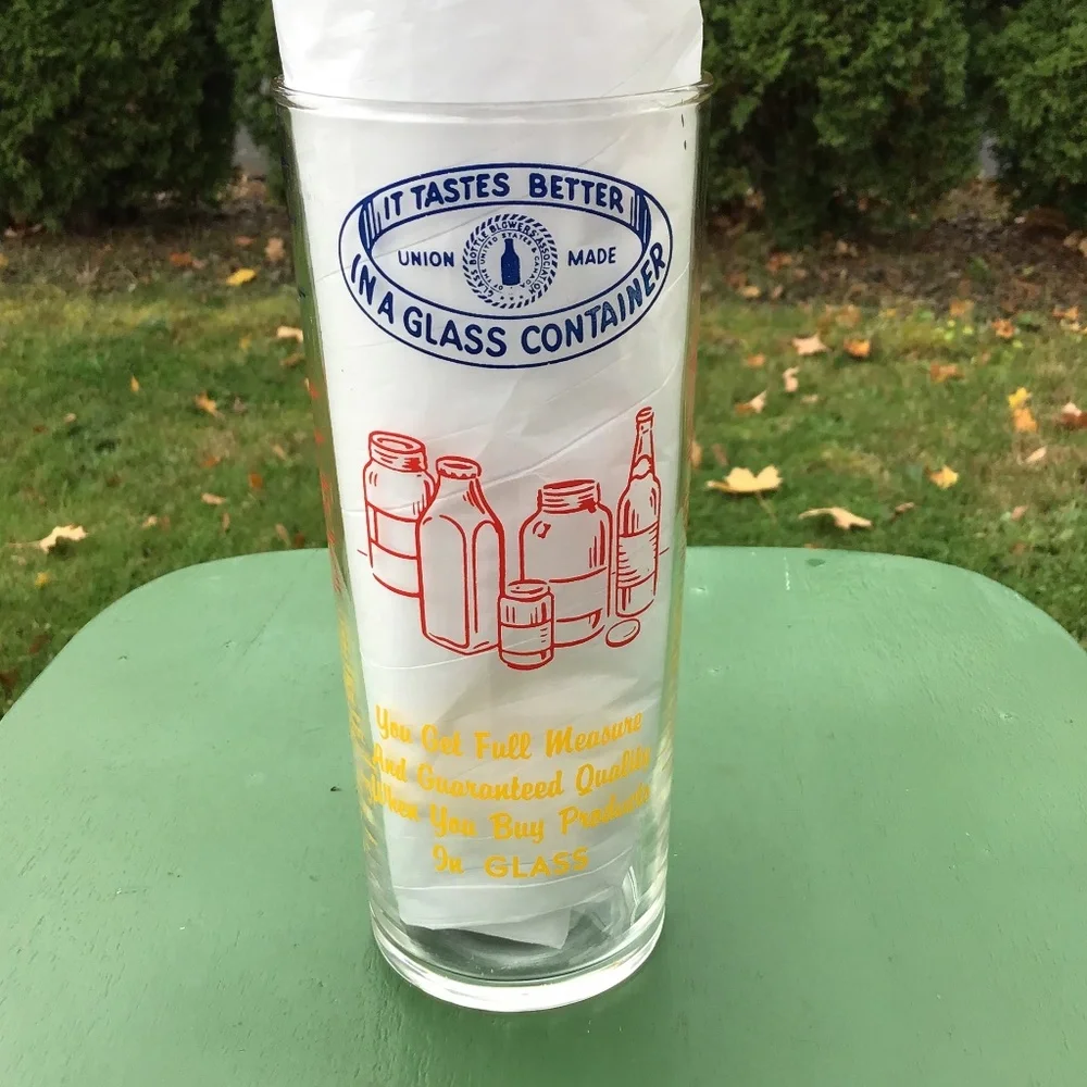 Vintage Libbey Union Made Measuring Glass Cocktail Mixing Barware